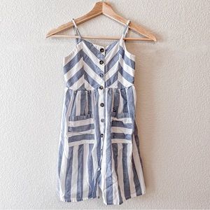 Girls Striped Sundress